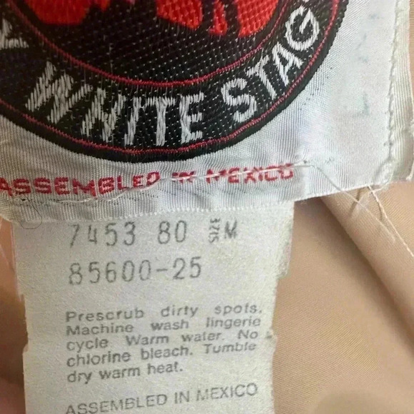 Vintage 1980s Mountain Goat by White Stag Ski Vest in beige, size Medium - Picture 8 of 10